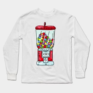 Retro Gumball Machine Long Sleeve T-Shirt